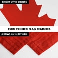 thumbnail image 5 of G128 Combo Pack: Flag Pole 6 FT White Tangle Free & Canada Canadian Flag 3x5ft 150D Printed Polyester, 5 of 9