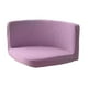 thumbnail image 1 of Funda para silla trilateral Naiovety poliéster Elástico duradero decoración del hogar violeta claro, 1 of 6