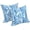 Blue Bricks, variant on 2 Pack Outdoor Pillow Covers ONLY 18x18 Inch, Water-Repellent Square Decorative Cushion Covers for Patio Furniture, Garden, Sofa, Herringbone Black White