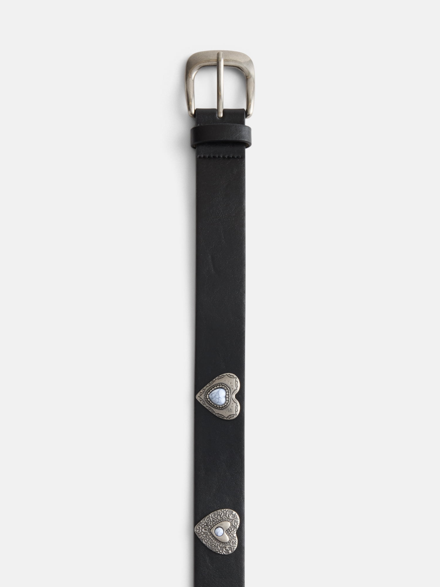 No Boundaries Women's Stones Belt, Black, Sizes S/M-3XL