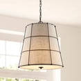 thumbnail image 5 of JONATHAN Y Silas 19" 3-Light Rustic Farmhouse Iron LED Pendant, Oil Rubbed Bronze, 5 of 9