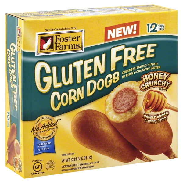 Foster Farms Gluten Free Corndogs 3204 Oz 12 Ct Frozen - Walmartcom