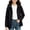 Black, variant on Girls 2 Pack Full Zip Hooded Rain Jacket Long Sleeve Waterproof Windproof Soft Shell Coat Lightweight Windbreaker for Camping Cycling 4‑12 Years