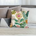 thumbnail image 5 of Heduofu  Boho Floral Pillow Covers 18x18 Set of 4 Bohemian Mandala Decorative Throw Pillow Cases Soft Velvet for Sofa Couch Car Bedroom Home Decor 18x18in, 5 of 5