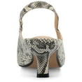thumbnail image 4 of Journee Womens Paulina Kitten Heel Sling Back Pointed Toe Pumps, Widths Available, 4 of 9