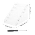 thumbnail image 2 of OULII 1Pcs Acrylic Storage Shelf Rack MultiLayer Display Rack for Women Beauty Routine, 2 of 7