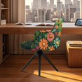 thumbnail image 3 of Xoenoiee Cat Daisy Flower Print Swivel Armchair Accent Dining Chair Cover for Office, Stretch Mid-Back Office Desk Chair Sliopcover Leisure Arm Chair Protector with Arms for Living Room, 3 of 7