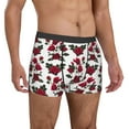 thumbnail image 5 of Mens Underwear, Bloom Rose Flowers Sexy Mens Underwear Boxer Briefs, Breathable Boxer Briefs for Men, 5 of 5