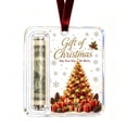 thumbnail image 2 of KKOUHVY Christmas Money Holders, Here's A Few Bucks Acrylic Cash Gift Ornament, 3.94 Inch Money Holder Hanging Decor for Christmas Tree, 2 of 6
