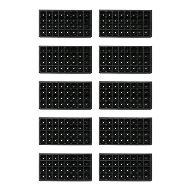 10 bandejas de semillero de 32 celdas con orificio de drenaje, macetas portátiles para propagación. 80 g