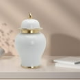 thumbnail image 6 of Modern Ceramic Ginger Jar with Lid Storage Jar Bud Vase Display Home Containers Table Centerpiece Ornament ,, 6 of 7