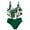 style-04 Green, variant on Kids Bikinis for Girls Girls' UPF 50+ Beach Sport Athletic Bikini Swimsuit Size 7-8 Years (Black,7-8 Years)