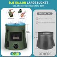 thumbnail image 2 of Kit de Ducha Portátil para Camping Thallike con Tienda de Privacidad y Luces LED, 2 of 8