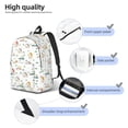 thumbnail image 5 of Balery Cartoon House Vintage Canvas Backpack for Men and Women - Large Capacity, Durable Travel Laptop Bag for School, Work, Hiking, and Outdoor Activities, 5 of 7