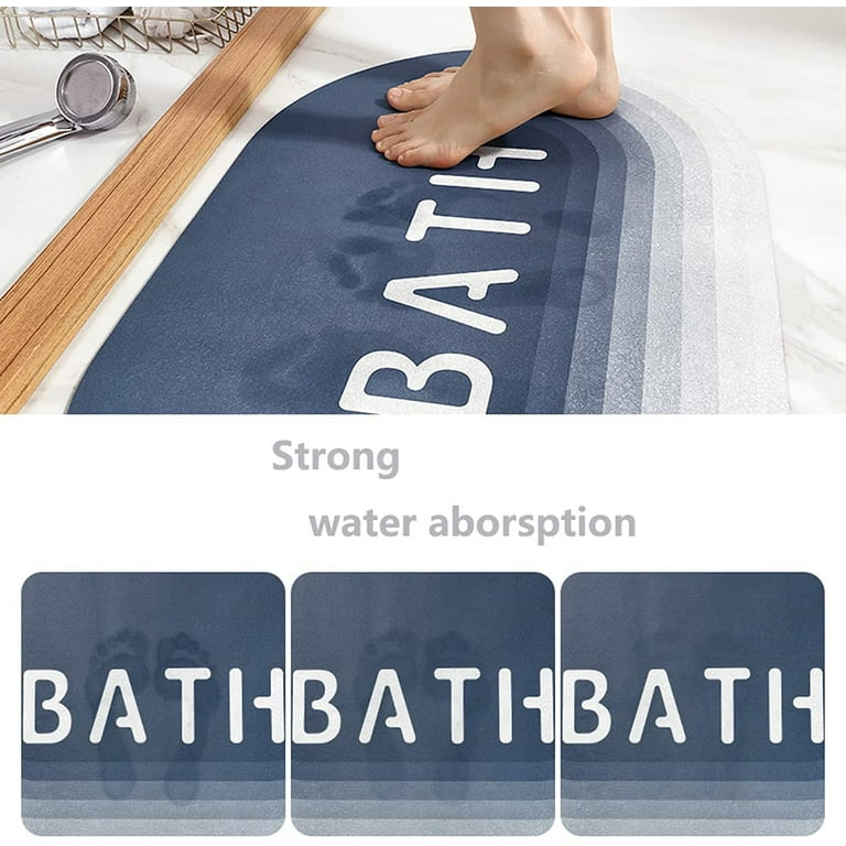Super Absorbent Floor Mat, Napa Skin Absorbent Bathroom Mat, Non-slip  Quick-drying Bath Mat, Dirt Resistant Bath Rugs Floor Mats For Bathroom,  Shower, Sink - Temu