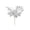 Silver, variant on Silver Frosted Christmas Tree Picks, 15.75in Artificial Fern & Pine Stems for Wreath Centerpiece Holiday Decor Winter Home Silver