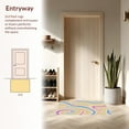 thumbnail image 3 of ODIKA 8'x10' Machine Washable Non-Slip Area Rug, Modern Tan Stripe Wave Accent High Traffic Rug, Beige, 391703, 3 of 7
