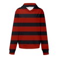 thumbnail image 5 of Bovemsi Sweatshirt for Women Oversized Hoodies Striped Plus Size Sweatshirts Long Sleeve Pullover Fall Clothes With Pocket Comfort Hoodie, 5 of 6