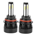 thumbnail image 2 of Faros delanteros LED COB 9004 de alta potencia, 80 W, luz blanca de 6000 K, haz de 4 lados, ventilador de refrigeración incluido, 2 of 8