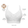 thumbnail image 5 of Adriana Wire-Free Full Bust Supportive Bra, Pearl white, 42DD, 5 of 5