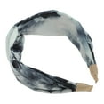 thumbnail image 5 of Unique Bargains 1 Pc Wide Tie Tie-dye Headbands for Women Black, 5 of 6