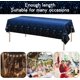 thumbnail image 4 of 2PCS Starry Sky Tablecloth, 137x274cm Rectangular Tablecloth, Party Tablecloths, Birthday Plastic Waterproof Tablecloth, Romantic Starry Sky Theme Reu, 4 of 4