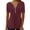 Red, variant on Nmnitkp Summer Tops for Women 2025 Pride Shirt V-Neck Pleated Solid Color Button Up Top Going Out Tops for Women Comfortable and Loose