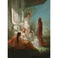 thumbnail image 3 of Antoine Victor Edmond Joinville 19x24 Black Modern Framed Museum Art Print Titled - Of the Sultan Favorite Women, 3 of 5
