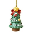 thumbnail image 1 of Christmas Tree Pendant Cute Animal Elephant Design Vibrant Colors Long-lasting Acrylic Hanging Decoration, 1 of 10