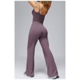 thumbnail image 5 of PISONIC Womens Workout Sets Two Piece Spaghetti Straps Crop Top Matching Straight Leg Pants Gym Work Pilates Outfits, 5 of 7