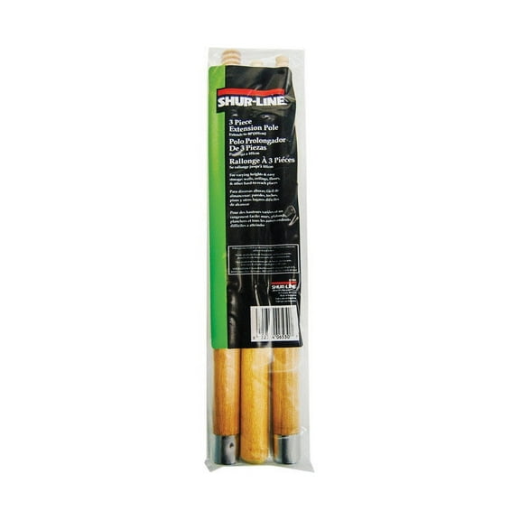 Shur-Line 40 in. L X 1 in. D Wood Extension Pole Brown