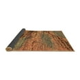 thumbnail image 2 of Ahgly Company Indoor Square Abstract Brown Modern Area Rugs, 5' Square, 2 of 4