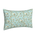 thumbnail image 2 of Binfone Cute Honeybees Standard Size Pillowcase, Long Staple Pure Cotton Envelope Closure Pillow Cover,14"x20", 2 of 9