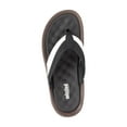 thumbnail image 3 of UNLISTED by KENNETH COLE Womens Black Color Block Cushioned Quinn Pieced Round Toe Slip On Flip Flop Sandal 11 M, 3 of 3