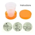 thumbnail image 4 of Camping Kitchen & Dining Folding Sports & Outdoors Drinking Mug Collapsible Plastic Cup Telescopic Coffee Cups PINK, 4 of 8