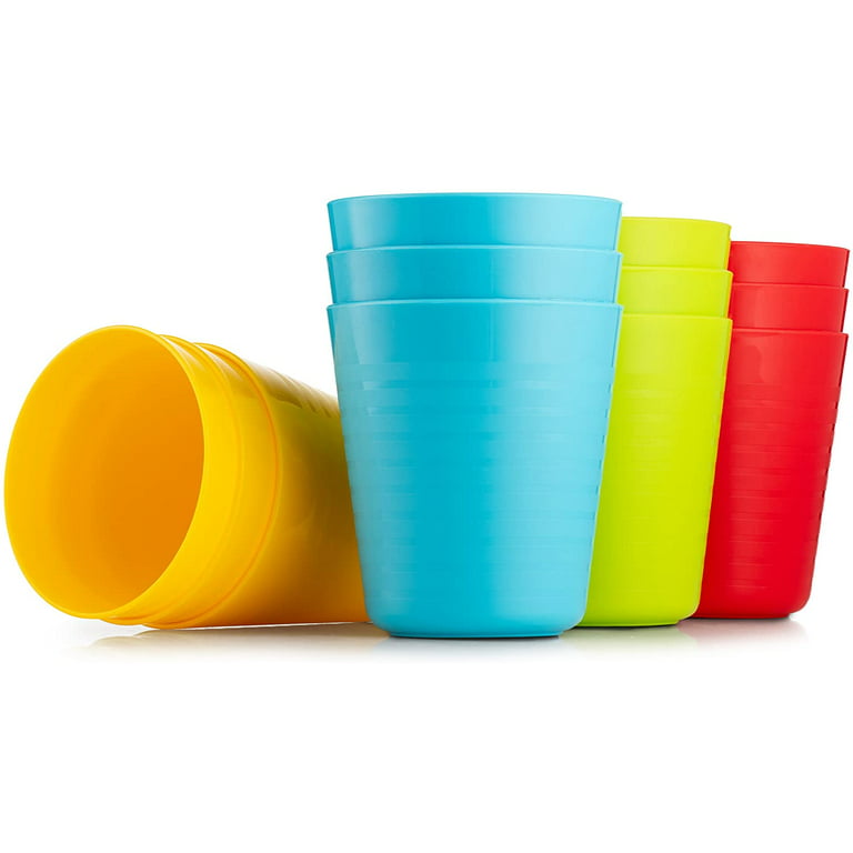 Juuxncgv 24 Pack 7oz Plastic Kids Cups,Unbreakable Juice Tumblers,Toddler  Drinking Cup in 6 Assorted…See more Juuxncgv 24 Pack 7oz Plastic Kids