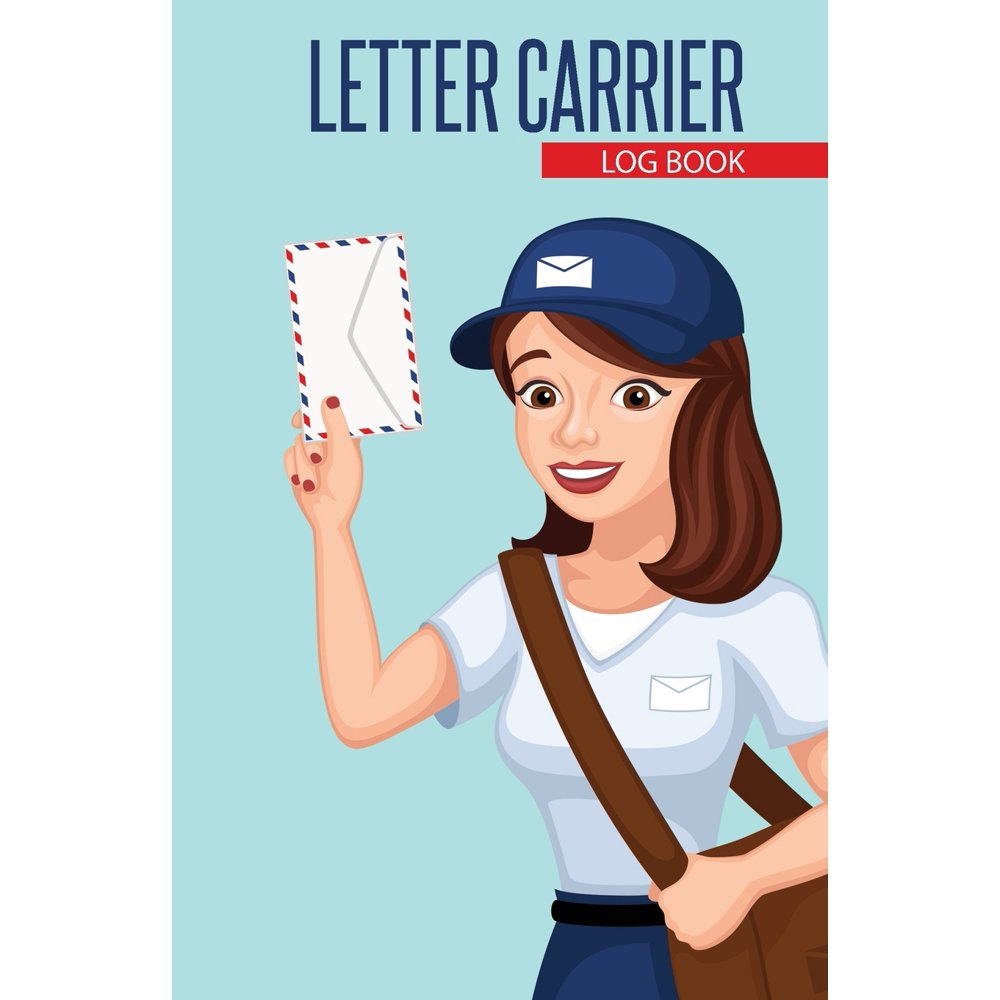 Letter Carrier Log Book 120page Blank, Lined Writing Journal for