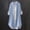 Sky Blue, variant on Outfmvch Linen Button Down Shirt Women Womens Cotton Linen Button Down Shirts Lapel Long Blouses Tops Womens Button Up Shirts Boyfriend Dress Shirt Blue L