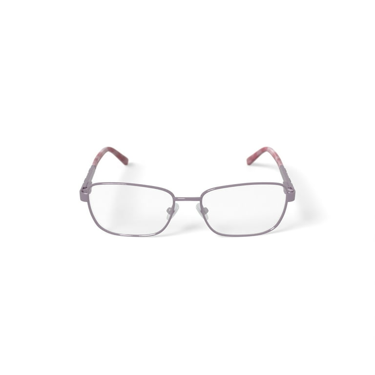 Luxe Women's WLO454 Rectangular Prescription Eyeglasses with Case