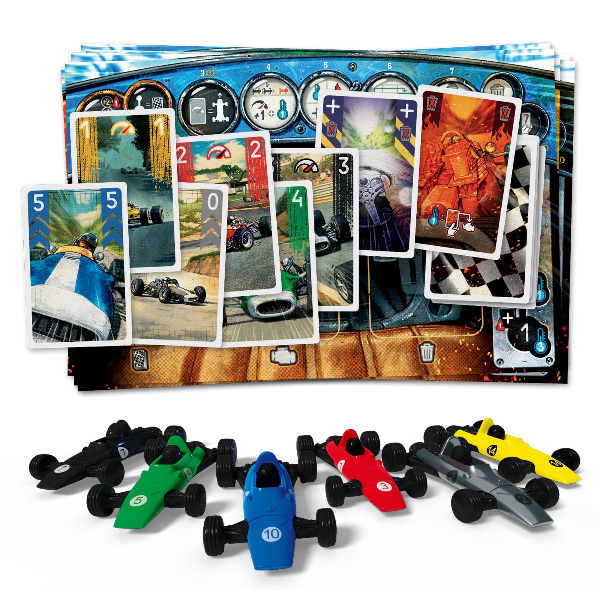 Heat: Pedal to The Metal Family Racing Board Game for Ages 10+, from Asmodee