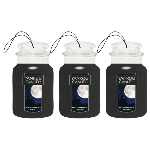 Yankee Candle Paper Car Jar, Midsummer's Night 3 Pack