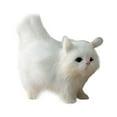 thumbnail image 3 of Simulación de Decoración de gatos de peluche Hugo estatuilla de animales Blanco, 3 of 10