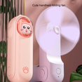 thumbnail image 2 of Cateissary Mini ventilador de mano USB para exteriores, silencioso, aire acondicionado de carga rápida, ventiladores de estilo bonito, Electrodomésticos Rosa, 2 of 6