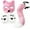 Pink, variant on FASHOFT Bear Cosplay Halloween Set Face Paws Gloves Tail Furry Animal Role Play Masquerade Party Fancy Dress Up Outfit Halloween One Size