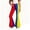 A-Yellow4273, variant on JAJAHO Girls Flare Leggings Kids Gradient Stretchy Flat Front Bootcut Pants, Sizes 5-16