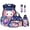 Axolotl Galaxy Star Cloud, variant on Xoenoiee Cat Book Formula Print School Backpack for Girls Bookbag with Lunch Bag Pencil Case Water Bottle Sleeve Bookmark Keychain School Bag Daypack for Kids Kindergarten Book Bag Set of 6 Pcs