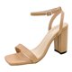 thumbnail image 2 of Zapatos de mujer Moda Color sólido Minimalista Sexy Temperamento Tacón grueso Sandalias de tacón alto Wmkox8yii  hfjk3810, 2 of 9