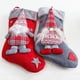 thumbnail image 5 of Calcetín de Navidad grande sin rostro para hombre decoración navideña bosque nórdico muñeco calcetín rojo bolsa de regalo estilo E ANGGREK  Otros, 5 of 8