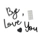 thumbnail image 5 of Letrero de Pared con "Love You Bye", Decoración para Puerta, Regalo, Adorno Colgante Moderno de Madera para Pasillo, Oficina, Interior, 5 of 9