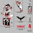 thumbnail image 5 of sruoe Halloween Wall Decals, Halloween Wall Sticker Set Window Decorations, Horror Decoration Border Wall Decal for Living Room, Bedroom, Party Decor, Scene Layout Electrostatic Stickers, 5 of 7